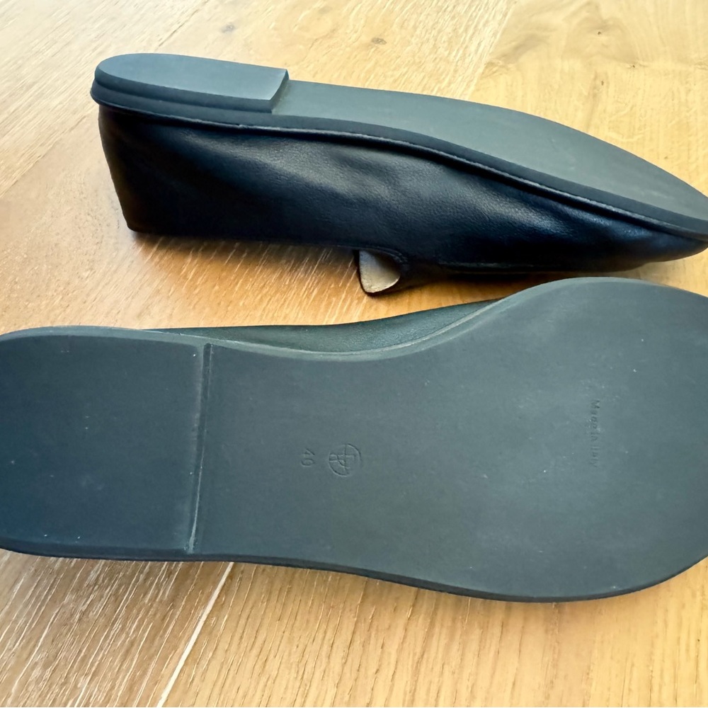 THE ROW Canal Leather Slip-On Loafers - Picture 9 of 11